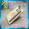 Eco-friendly wooden credit card usb flash disk with high speed